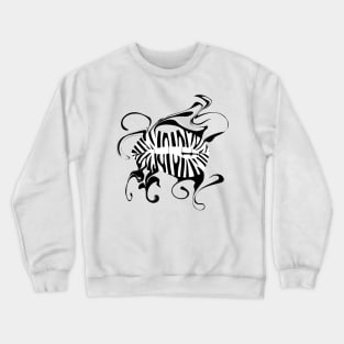 Black and white lips design. Crewneck Sweatshirt